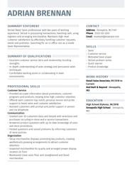 Inside Sales Representative Resume Example MyPerfectResume