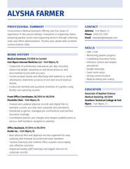 Medical Assistant Resume Example Helpful Tips MyPerfectResume