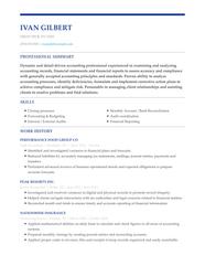 Accounting Resume Key Words