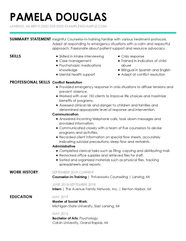 Counselor Best Resume Examples For 2021 MyPerfectResume