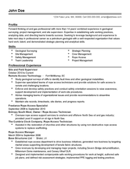 Free Oil And Gas Resume Templates Printable Templates