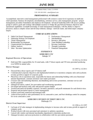 Retail Management Resume Example MyPerfectResume