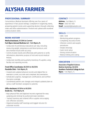 Medical Assistant Resume Example Helpful Tips MyPerfectResume