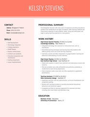 2022 High School Teacher Resume Examples MyPerfectResume