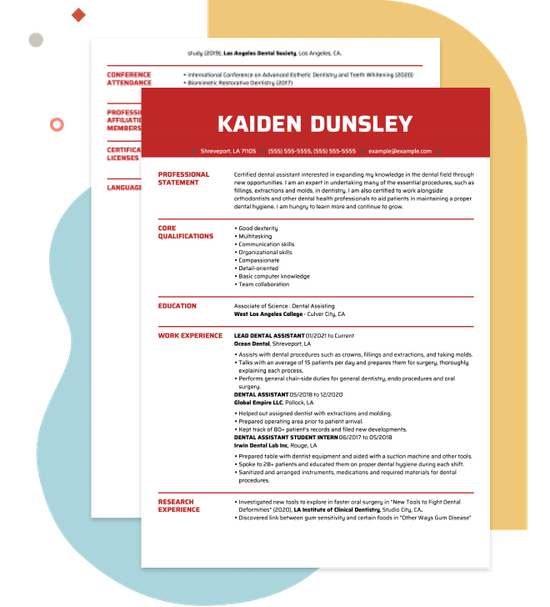 Graduate Student Resume Examples & Templates