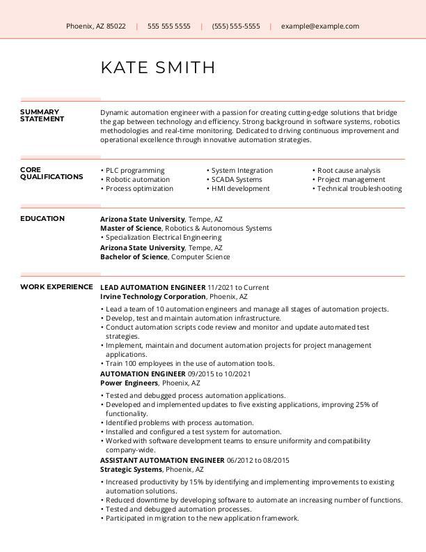 Engineering Resume Examples + Expert Tips For Your Resume