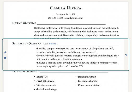 Summary Of Qualifications For Resume E