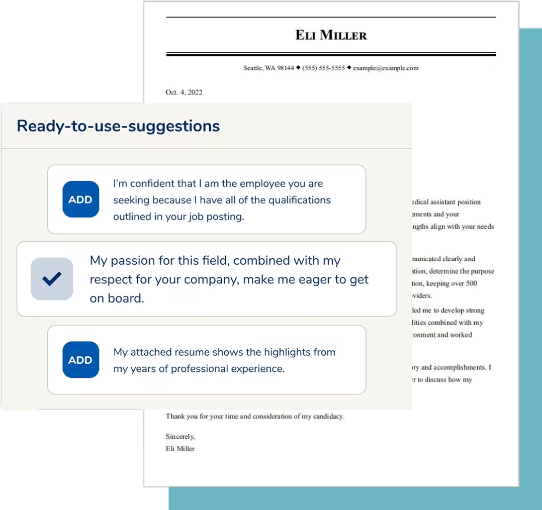 Cover Letter Builder